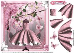 Cherry Blossom Card Topper