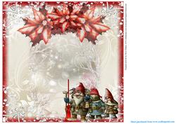Insert to Compliment We Three Gnomes Red