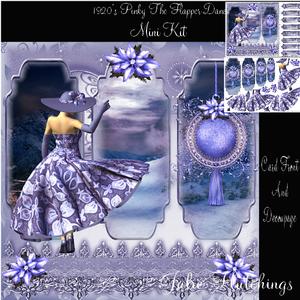 1950's a Very Purple Christmas Mini Kit