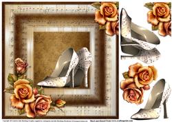 The Music Shoes Card Topper