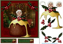 And That's the Pudding Done! Card Topper