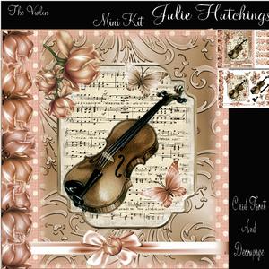 The Violin Card Front Mini Kit