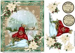 Sledging Fun Card Topper