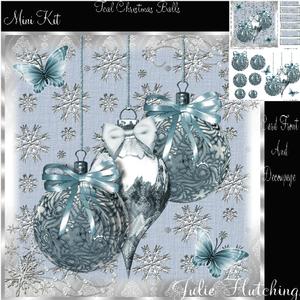 Beautiful Christmas Tree Balls in Blue