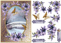 Oriental Bridge and Winter Lilies