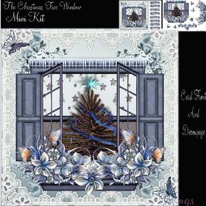 The Christmas Tree Window Box Card Front