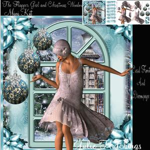 The Flapper Girl and the Christmas Window