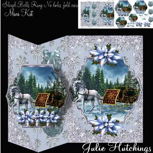 Sleigh Bells Ring No Holes Fold Card