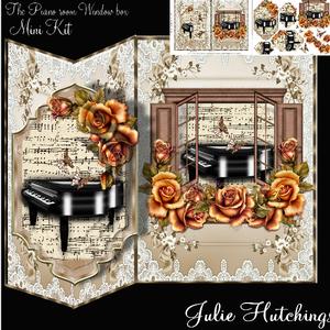 The Piano Room Window Box No Holes Fold Card
