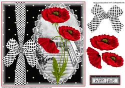 The Poppy's Card Topper