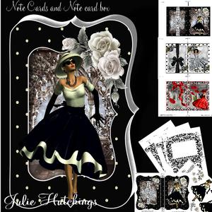Gorgeous 1950's Style Ladies Notelet Bumper Kit