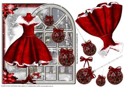 Shaped Over the Edge Topper the Christmas Dress