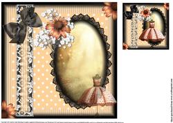 Insert to Compliment Peach Polka Dot Dress