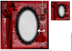 Insert to Compliment the Red Christmas Dress