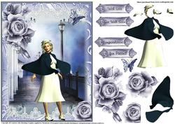 Vintage Style Nurse Card Topper