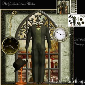 The Gentleman's Room Window Card Front Kit
