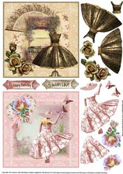 5x5 Vintage Toppers 1950's Style