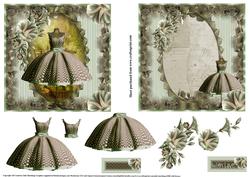 The Polka Dot Dress Topper and Insert 5x5