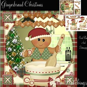 Baking Gingerbread Christmas