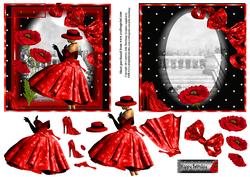 Gorgeous Grace and the Red Poppy's 5x5