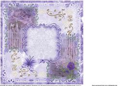 Stunning Pansy 8x8 Insert