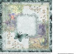 Insert to Compliment Teal Garden Rose