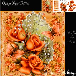 The Orange Rose Flutters