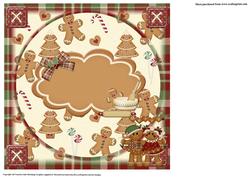 Insert to Compliment Gingerbread Christmas