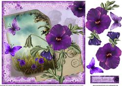 The Letter Field of Pansies