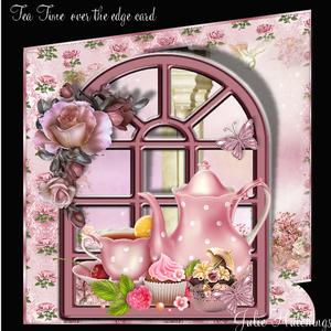 Tea and Cake Over the Edge Card Kit