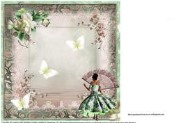 Insert to Compliment Beauty in Lime Dress
