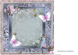 Insert to Compliment Flapper Girl and Dusky Pink Rose