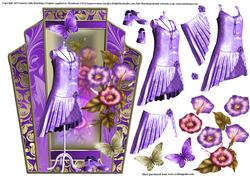 The Lilac Flapper Dress Topper