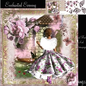 Enchanted Evening Card Front Kit