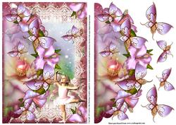 Mock Envelope Fairy Ballet Topper