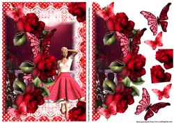 Mock Envelope Style Polka Dot Beauty