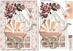 Gorgeous Vintage Style Pram by the Window