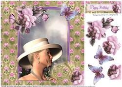 Beauty in a Rose Frame