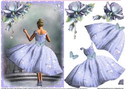 Blue Cotton Dress Topper