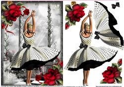 Black and White Polka Dot Dress