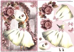 The Pink Rose Arch Topper