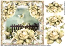 Beautiful Taupe Roses Topper