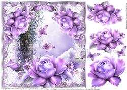 Gorgeous Lilac Roses Topper