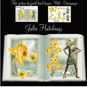 Daffodil Fab Forties Book Style Topper