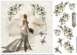 Beautiful Bride Lace and Pearls Wedding Day