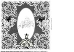 Insert to Compliment Black and White Dress Topper