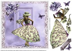 Lace and Lilac Topper