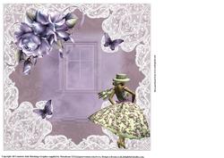 Insert to Compliment Lace and Lilac Topper