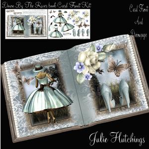 Gorgeous Down by the River Book Style Card Front