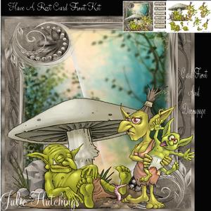 Have a Rest Card Front Kit